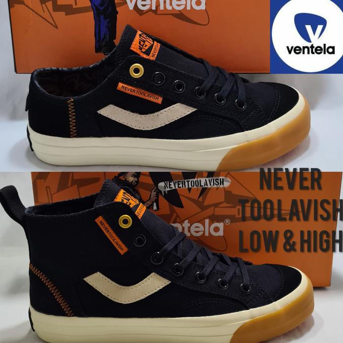 Sepatu Ventela NTL Never Too Lavish Low - Hard13 Noir