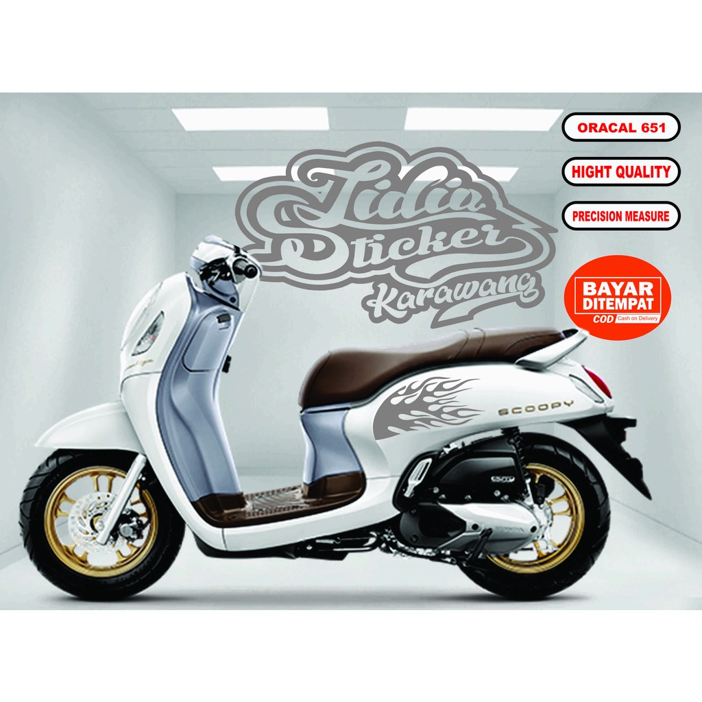 STIKER SCOOPY LIDAH API