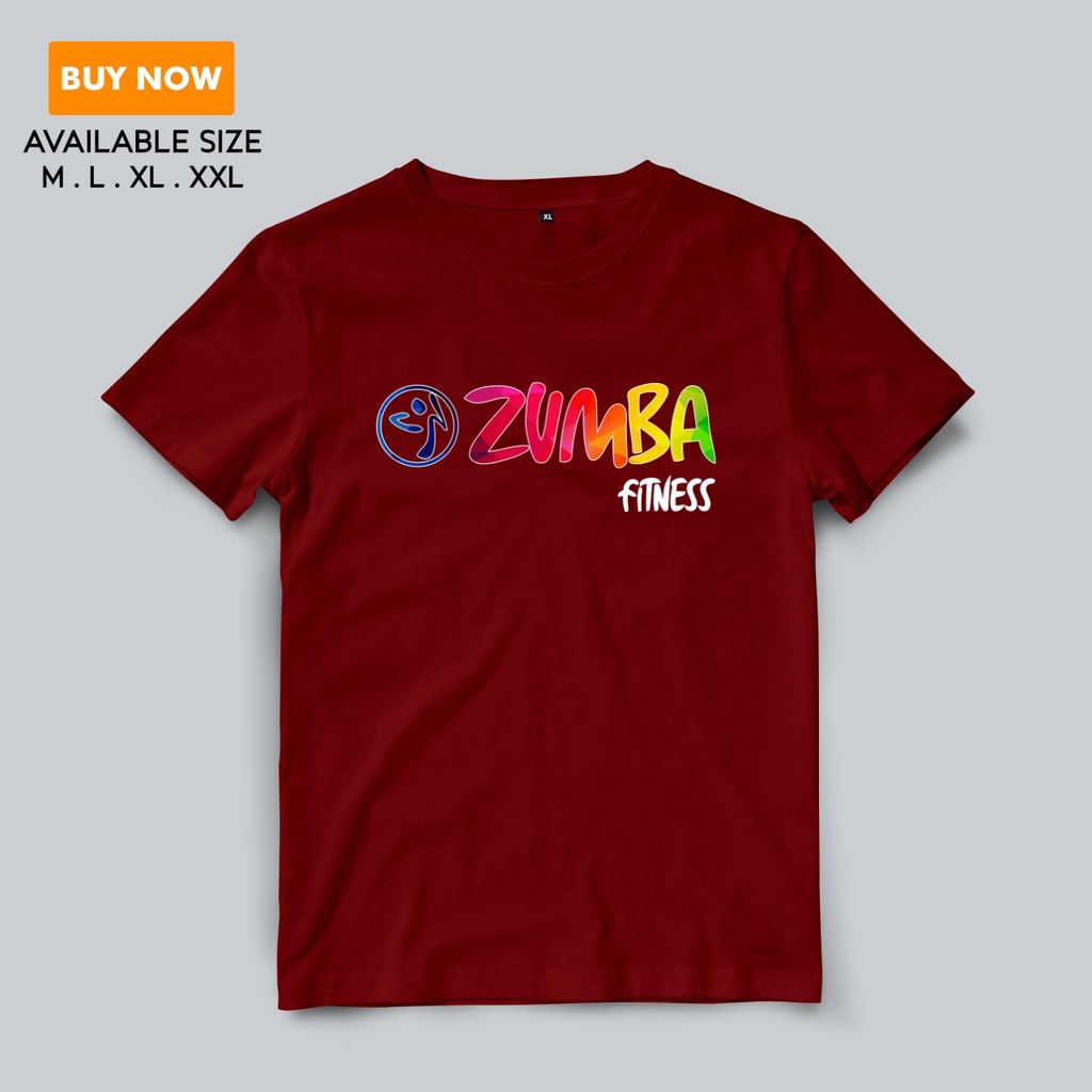 BAJU KAOS ZUMBA FITNESS OLAHRAGA SENAM AEROBIC LARI T-SHIRT ZUMBA DISTRO KATUN