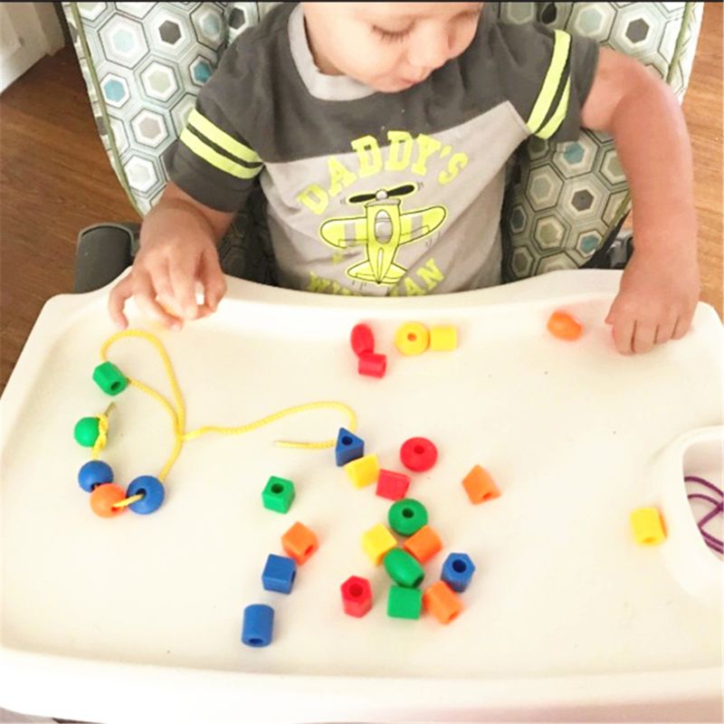 Mary Rainbow Stringing Bead Montessori Toys Mainan Aktivitas Interaktif Untuk Kiddie2 /3 /4