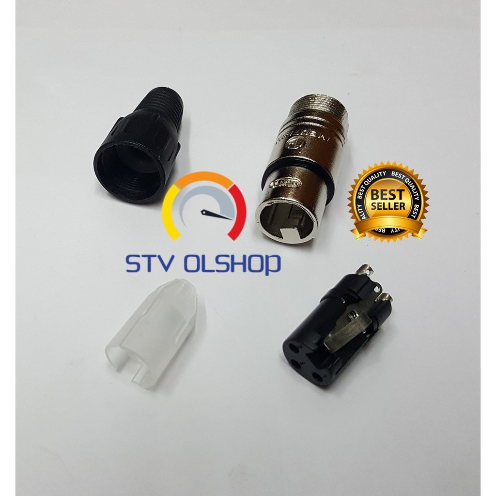 Soket Canon Neutrik / Jack XLR Female