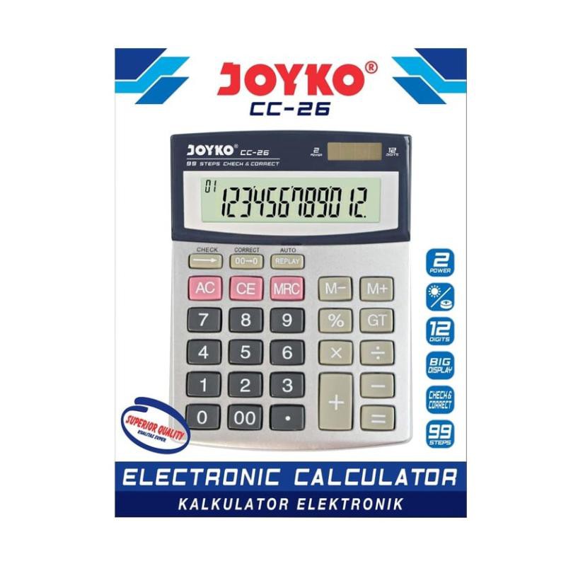 Joyko Kalkulator 12 Digit / Kalkulator CC-26