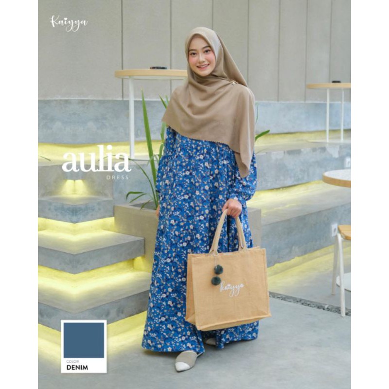 aulia dress rayon armani by kaiyya.id