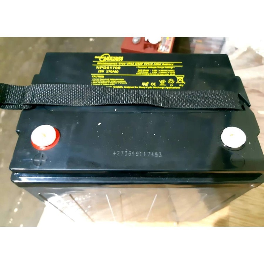 Neuton Power vrla Battery Deep Cycle NPD-8170 8 V 8 Vdc 8 Volt 170 AH