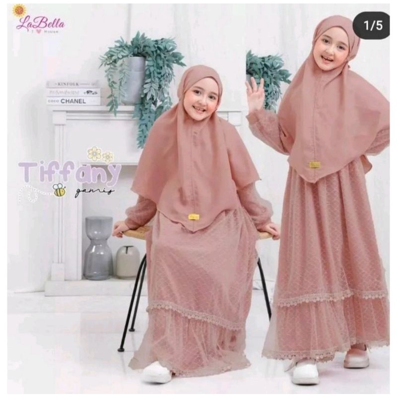 Tiffani gamis|gamis syar'i anak|gamis muslim anak
