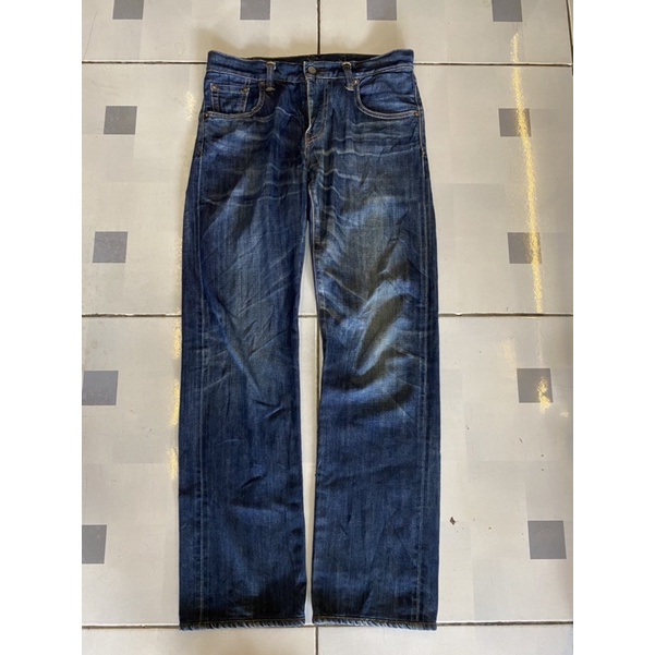 celana jeans levis 502 selvedge original vintage