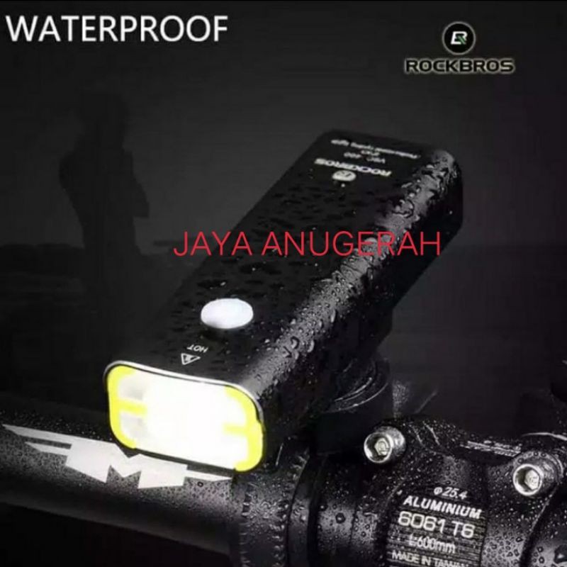 SALE LAMPU SEPEDA LED ROCKBROSS 800 LUMENS V9C SANGAT TERANG