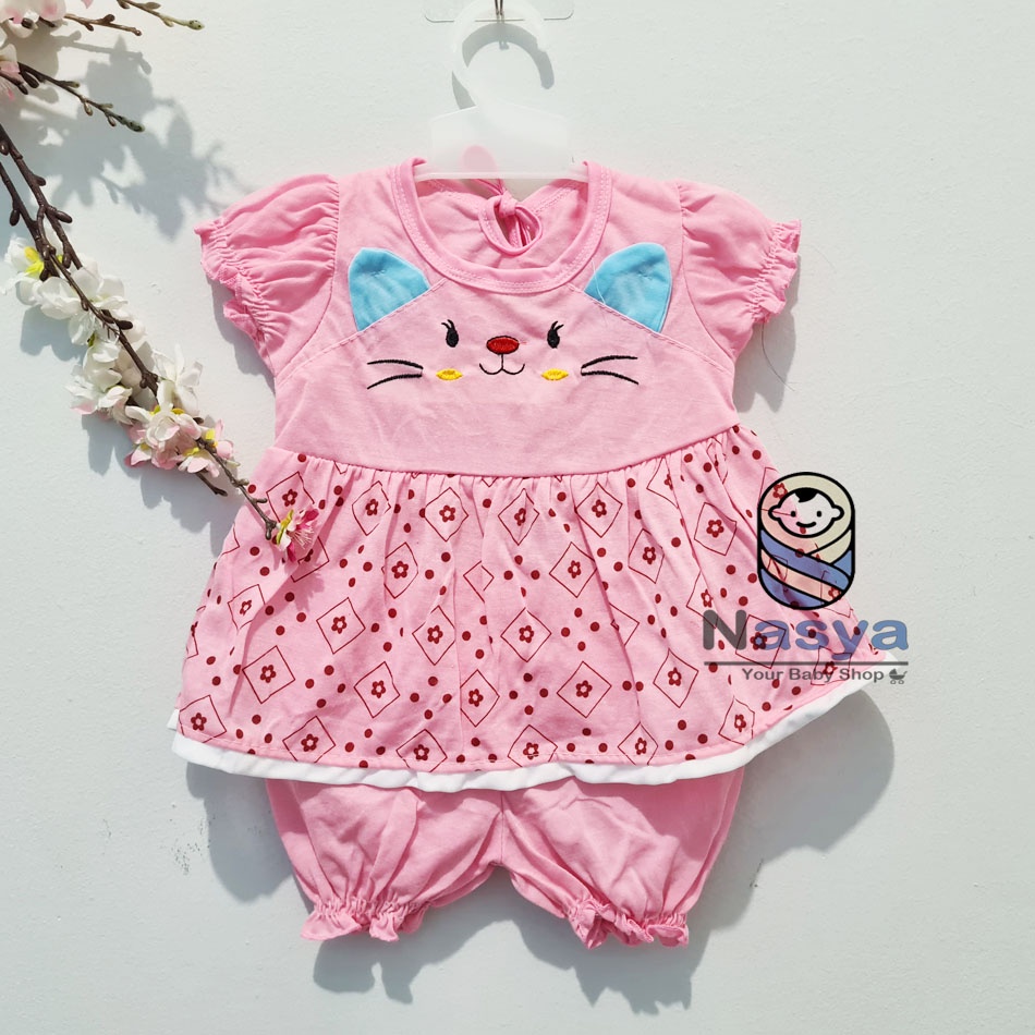 [N-007] Baju Bayi New Born Bear / Setelan sehari-hari anak perempuan (0-6 bulan)