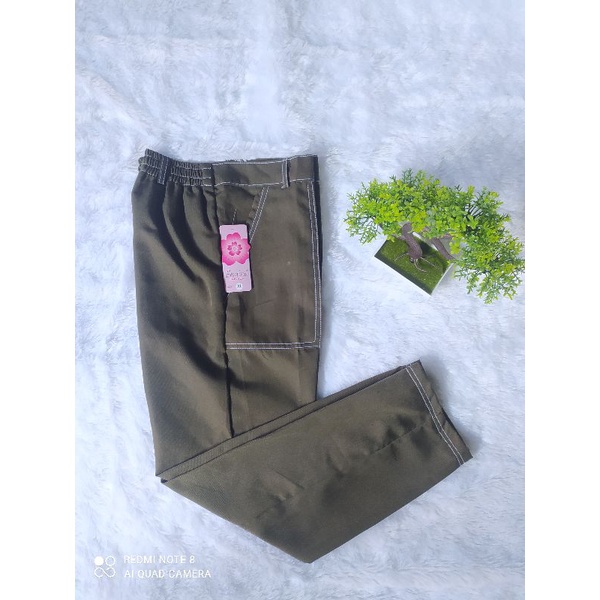 CELANA AMBER PANTS ANAK USIA 7-15 TAHUN-DEWASA CHINO /BAGI PANTS / MODEL CEWEK KEKINIAN