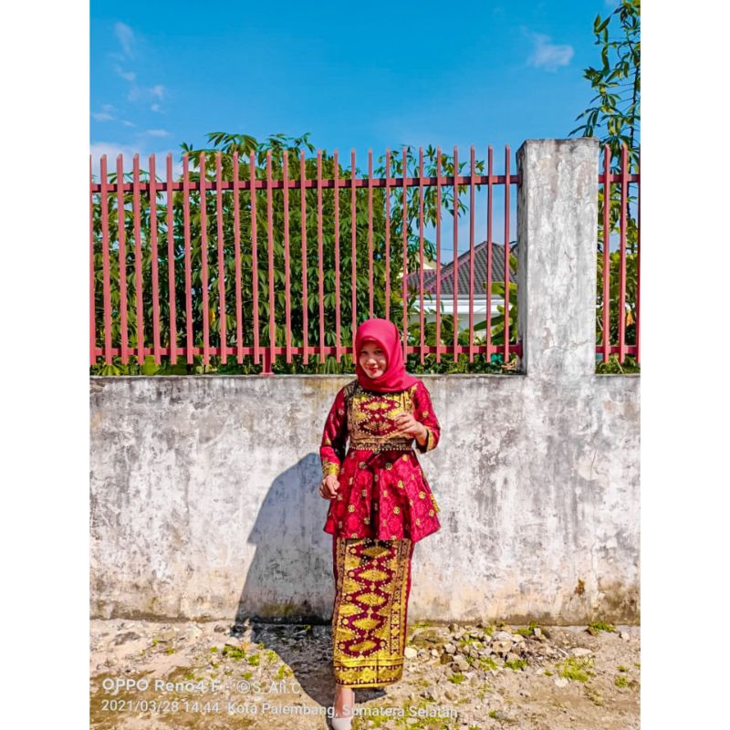 Songket Palembang, baju kondangan couple