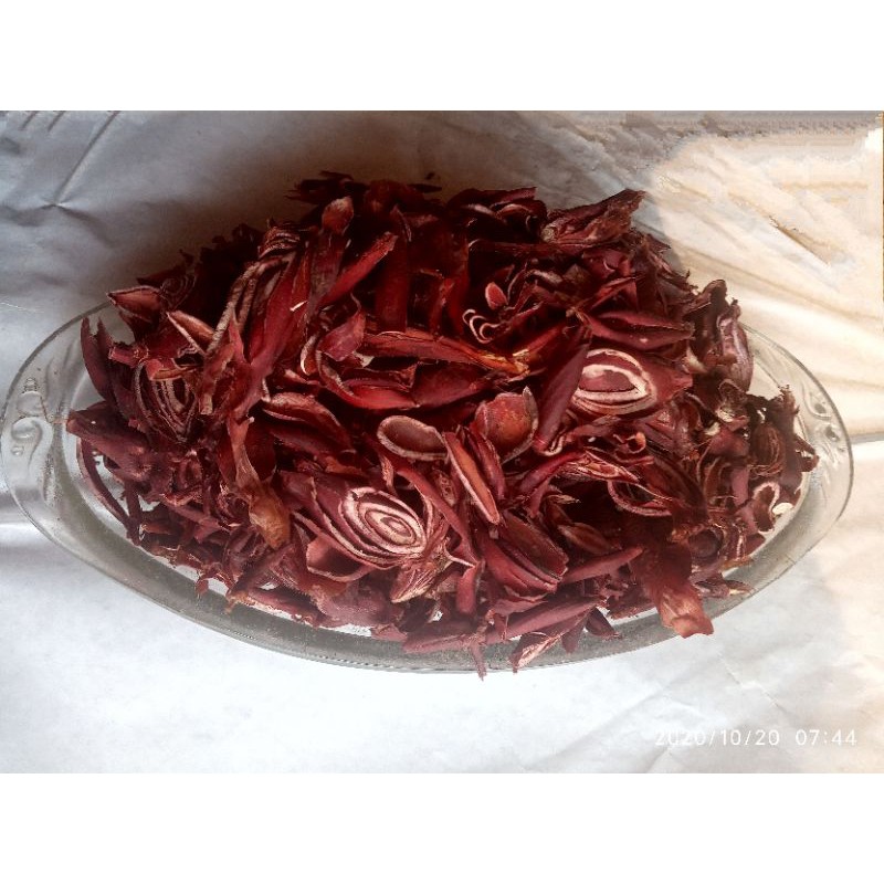 BAWANG DAYAK KERING ASLI/RAJANG/BAWANG DAYAK KERING 1KG/KALIMANTAN ORIGINAL 500/ORGANIK GRATIS BIBIT