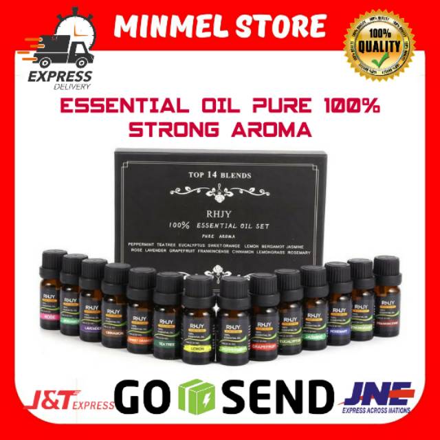 essential oil pure 100  aromatherapy aromaterapi pengharum ruangan lemongrass tea tree eucalyptus