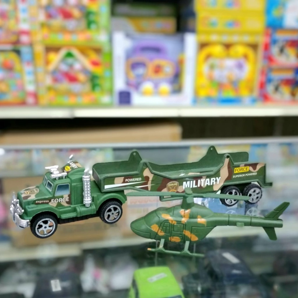 MAINAN ANAK LAKI LAKI TRUK MILITER HELIKOPTER