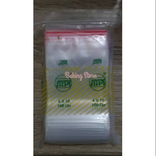 Kantong Plastik Klip - Zip Lock Bag 6x10cm isi 100lembar !!!