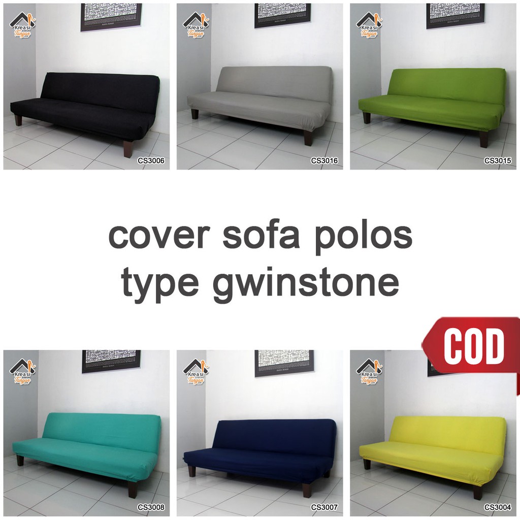  COVER SOFA BED POLOS  TYPE GWINSTONE INFORMA Shopee Indonesia