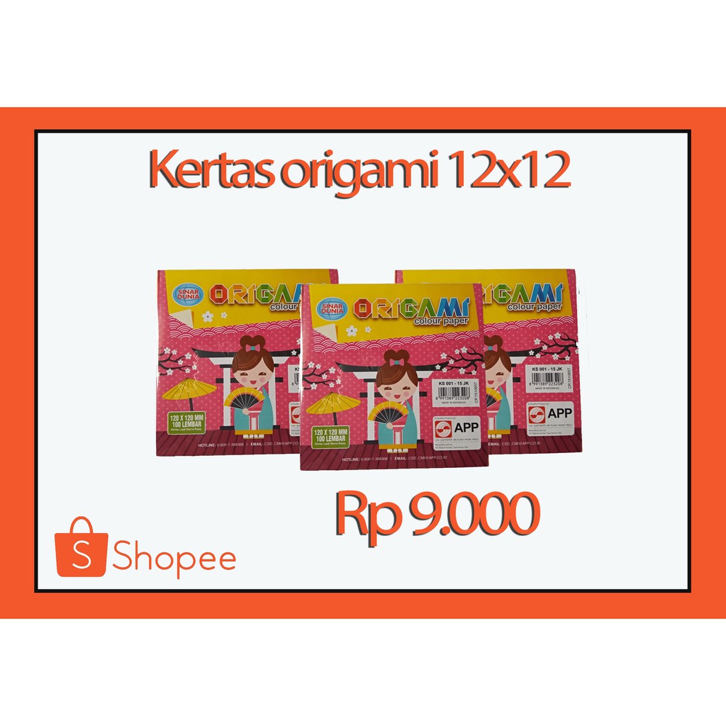 

KERTAS ORIGAMI 12X12 CM