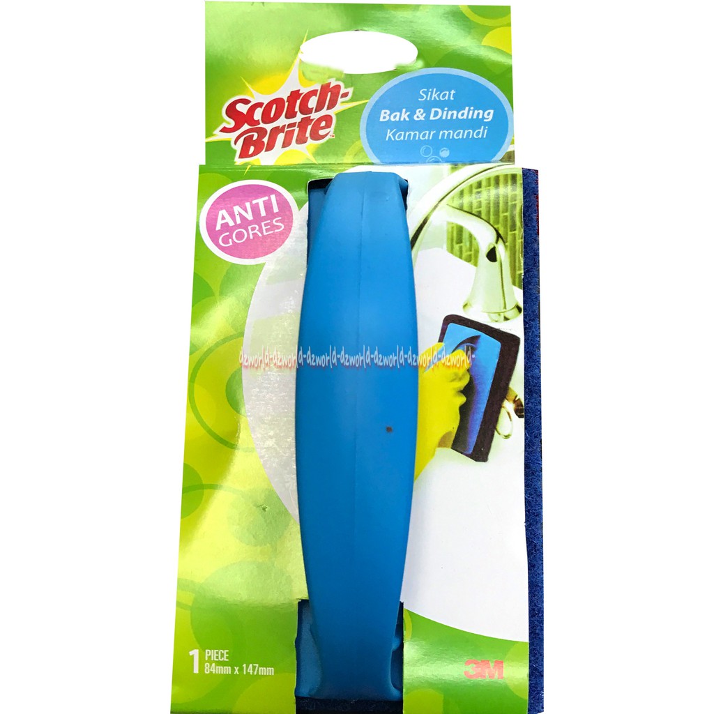 Scotch Brite Sikat Bak &amp; Dinding Kamar Mandi Anti Gores Alat Kebersihan