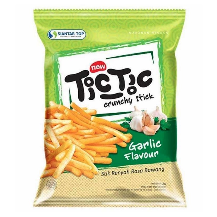 

Tic Tic Crunchy Stick Rasa Bawang Asli 70 gram