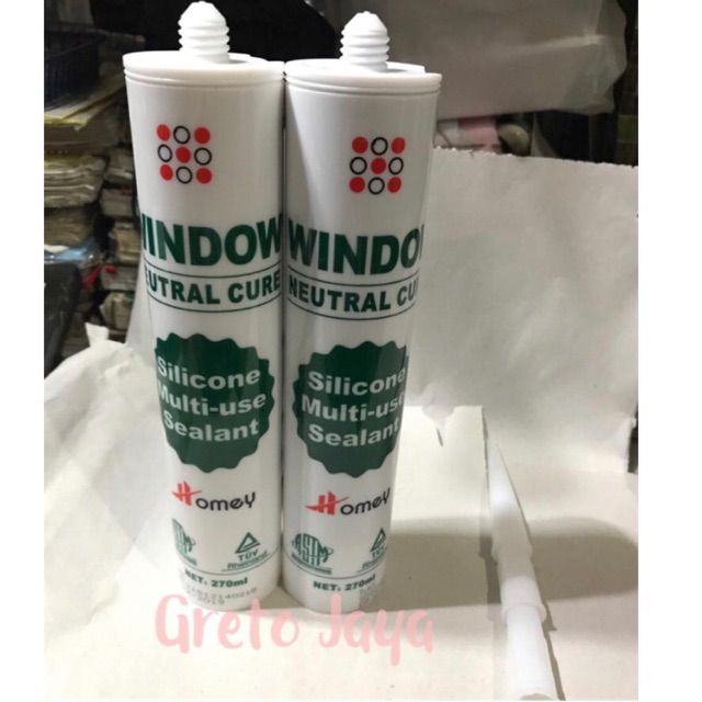 ( Window GRH ) Lem Kaca Silikon Sealant Silicone Netral Neutral WINDOW GRH Sealan Silicon