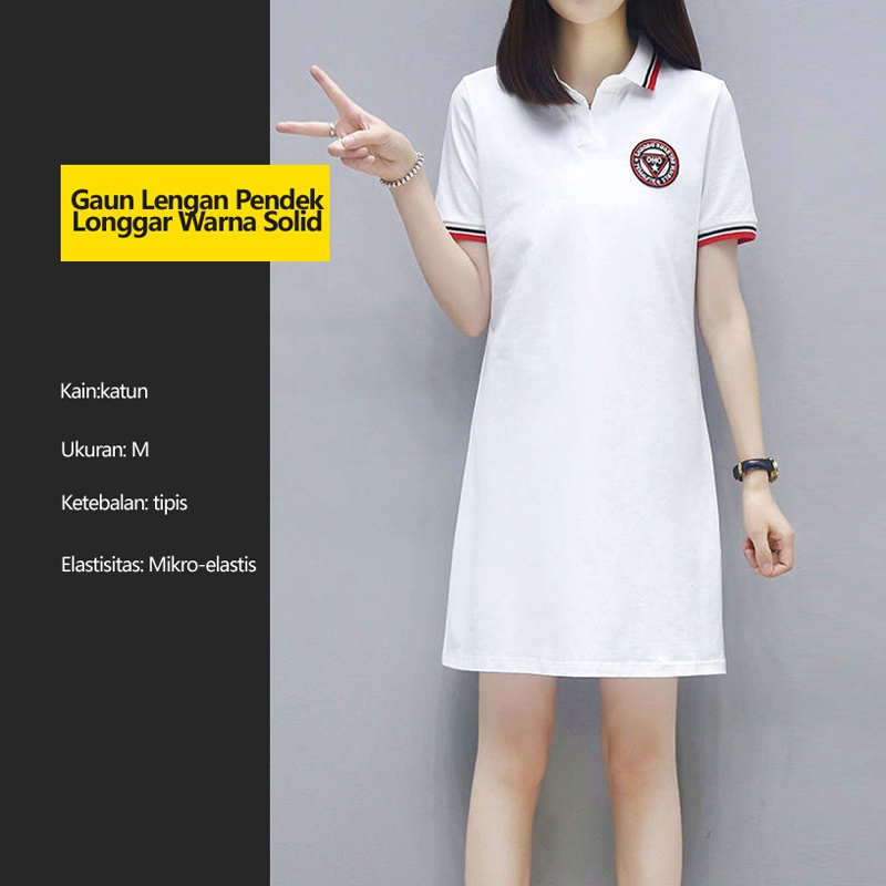 UNINICE Polo Shirt Wanita - Polo Semi-Dress / Dress Stone Big Pony Pakaian Furnitur