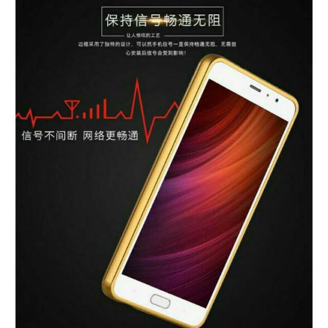 XIAOMI REDMI PRO DUAL CAMERA CASING MIRROR CASE + TEMPERED GLASS