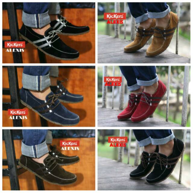 Sepatu casual pria / sepatu kickers alexis 39-43