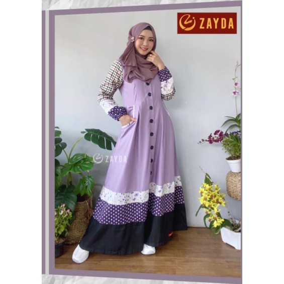 (READY/COD) Gamis ZAYDA ZG67 LILAC
