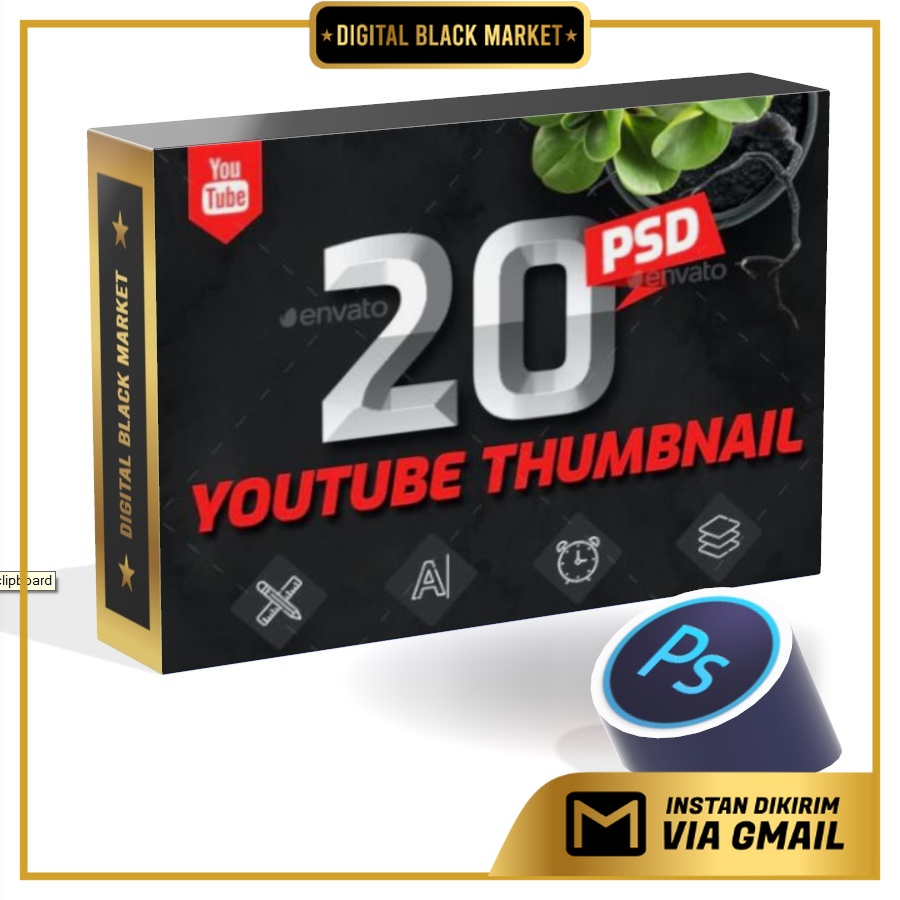 Youtube Thumbnail Templates - Photoshop