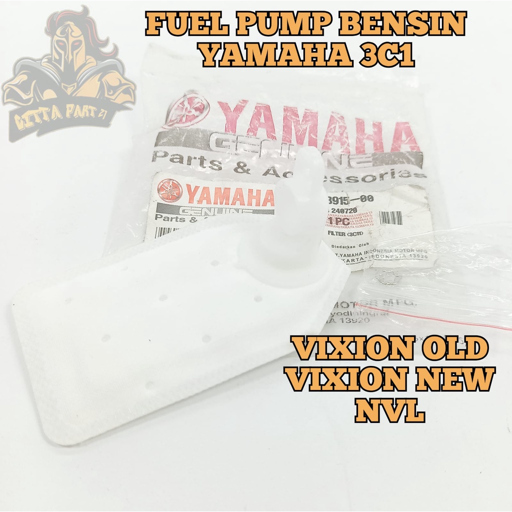 FUEL PUMP FILTER BENSIN YAMAHA 3C1 VIXION KUALITAS ASLI ORIGINAL YAMAHA YGP PRESISI BENSIN JADI BERSIH TIDAK BIKIN TERSUMBAT BAHAN BERKUALITAS ALIRAN BENSIN JADI LANCAR DAN DIJAMIN AWET VIXION OLD VIXION NEW NVL