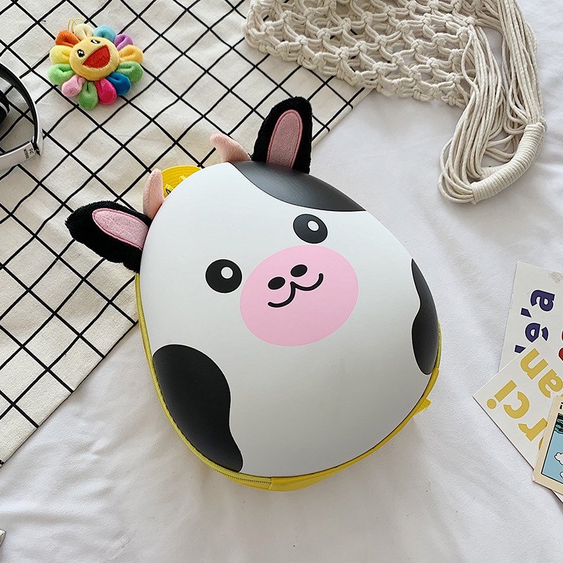 Khatin Tas Ransel anak Terbaru / Tas Anak Motif Cow / Tas Anak Lucu / Back Pack School / Back To School - 466