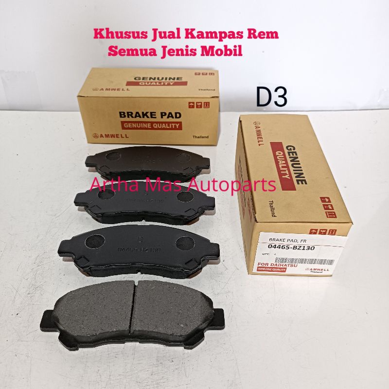 KAMPAS REM DEPAN LUXIO BRAKE PAD LUXIO
