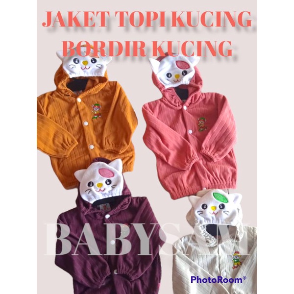 Jaket Motif Perempuan Motif Bordir || Jaket Bayi Laki-Laki dan Perempuan || Cardigan Bayi || Boboko Salur || Jaket Anak Perempuan Dan Laki-Laki