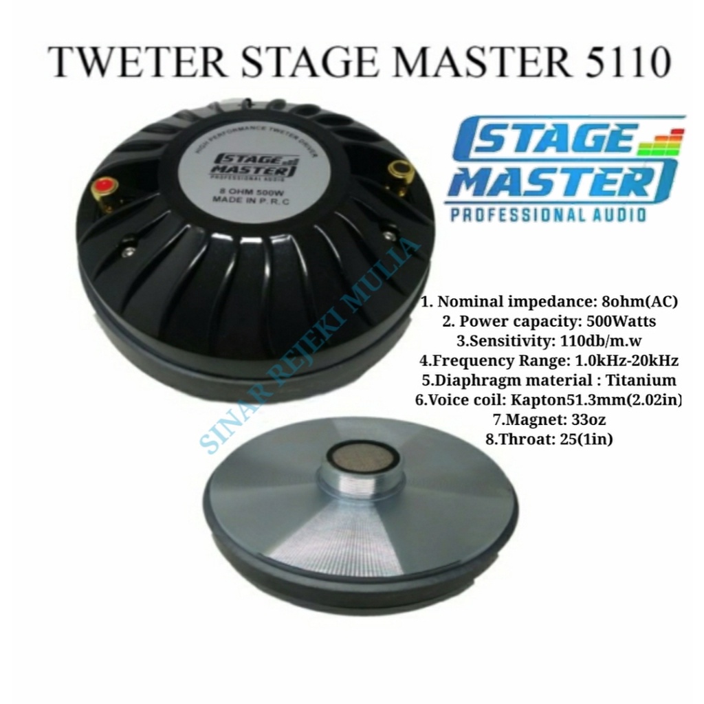 TWEETER DRIVER STAGE MASTER SM D4410