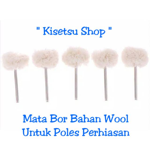 MATA BOR POLES BULU DOMBA & WOOL UNTUK POLES PERHIASAN CINCIN BATU AKIK MENGKILAP