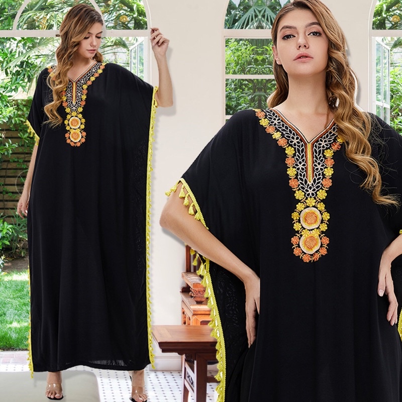 ABAYA GAMIS IMPORT WANITA ASIA EROPA ORIGINAL BIG SIZE M-2XL JY1