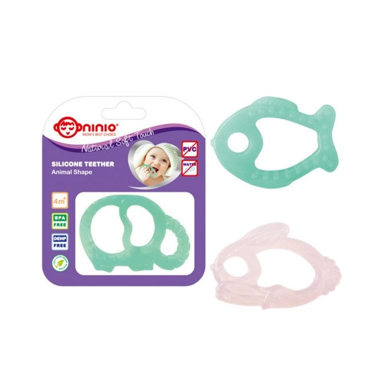 Silicone Silikon Teether Animal Mainan Gigitan Bayi Tumbuh Gigi| NINIO | Lusty Bunny | Chew Toy