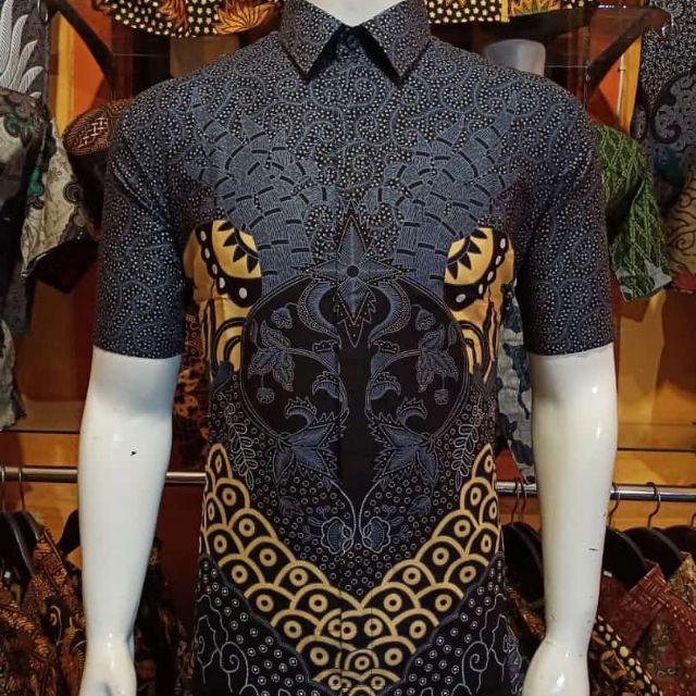 Ahn Blouse Batik Wanita Kombinasi / Batik Wanita Kantor / Seragam Batik Wanita Kantor / M L Xl Xxl