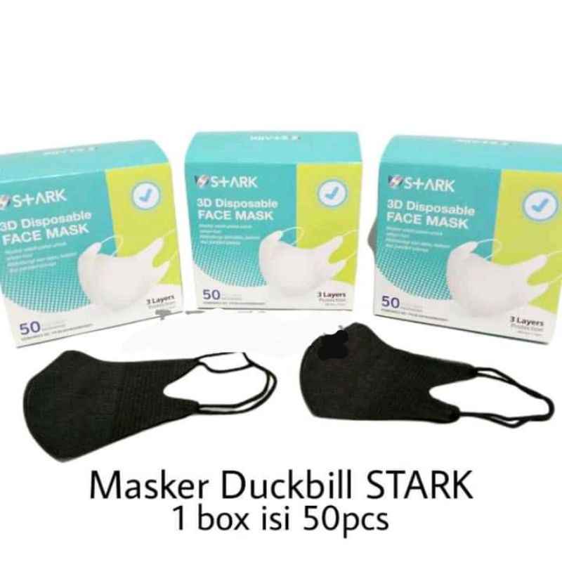 Masker Duckbill Isi 50 Merk S Ark Shopee Indonesia
