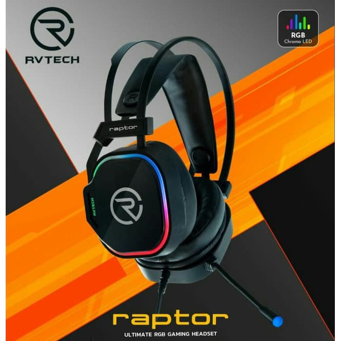 Headset Gaming RVTech RAPTOR RGB 7.1 Surround ORIGINAL