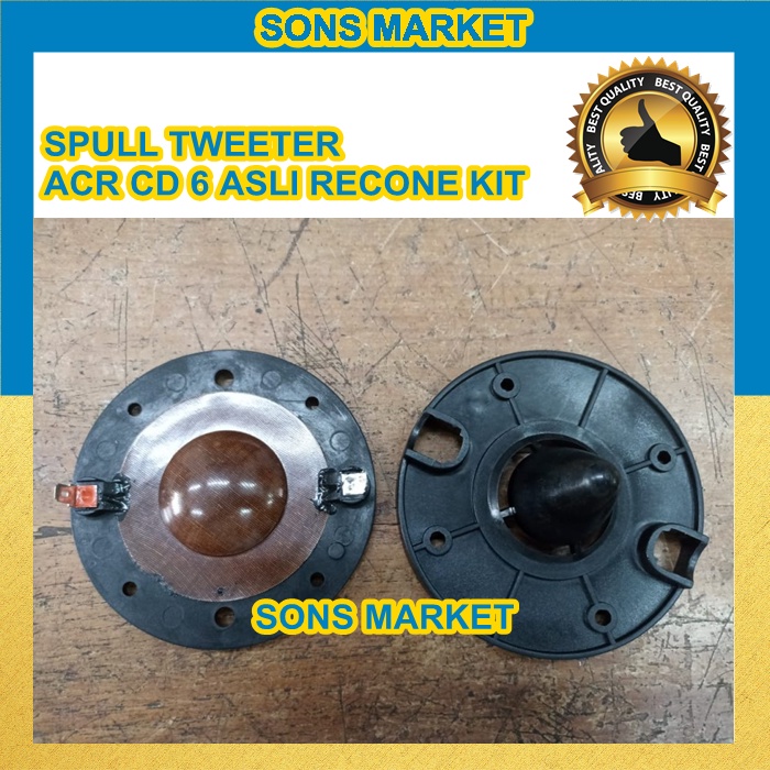 JXK7 Spul Tweeter Acr Cd 6 Asli Recone Kit Acr Spul Twiter Acr Cd6 Original