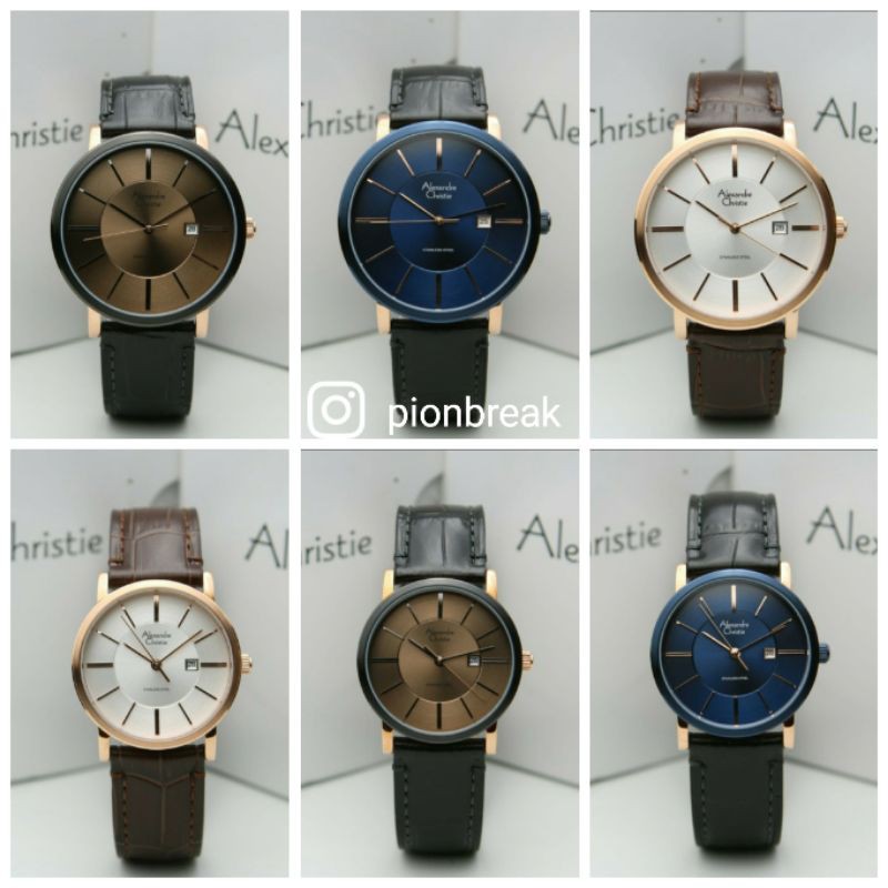 Alexandre Christie Tipis 8344 / AC8344 Rosegold / Ac 8344 kulit original