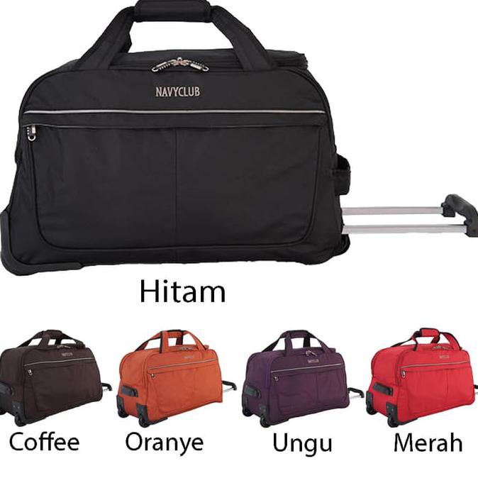 navy club travel bag trolley