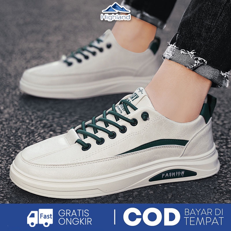 Highland Sepatu Pria Keren Sepatu Sneakers Sepatu Import Casual KSC109