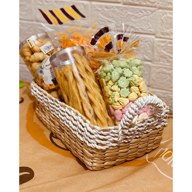 Tray / wadah parcel hampers cantik