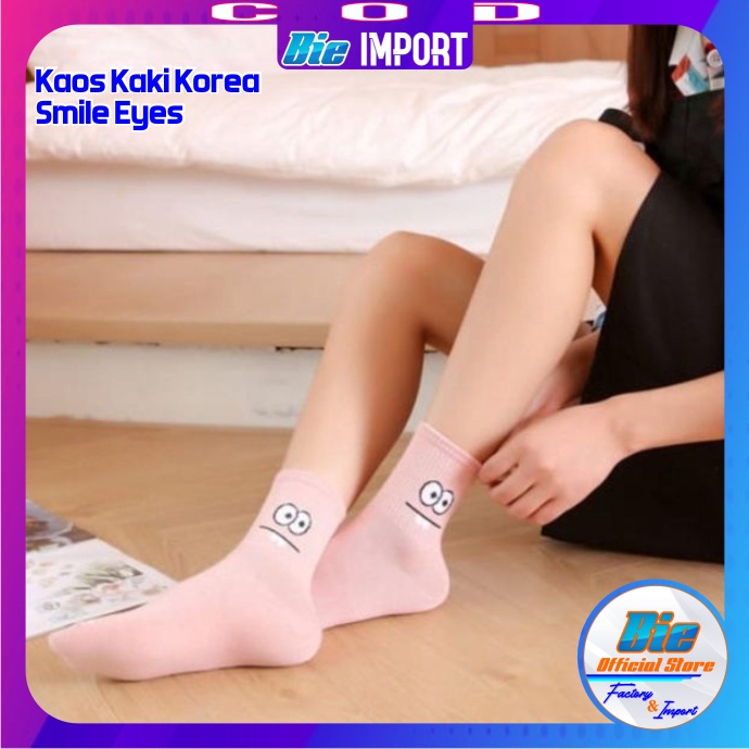 Kaos Kaki Korea Wanita Motif Gost Impor Best Seller