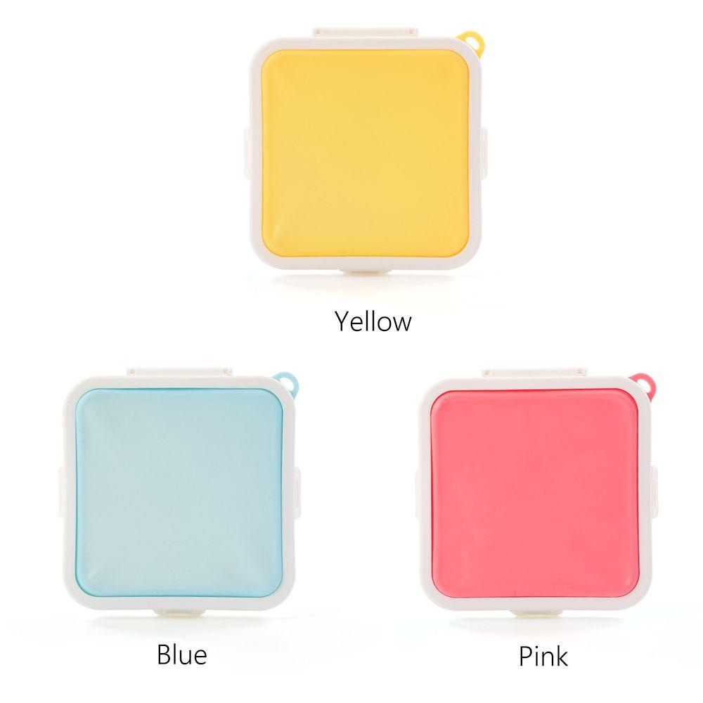 R-FLOWER Lunch Box Microwave Reusable Silicone Tempat Penyimpanan Makanan