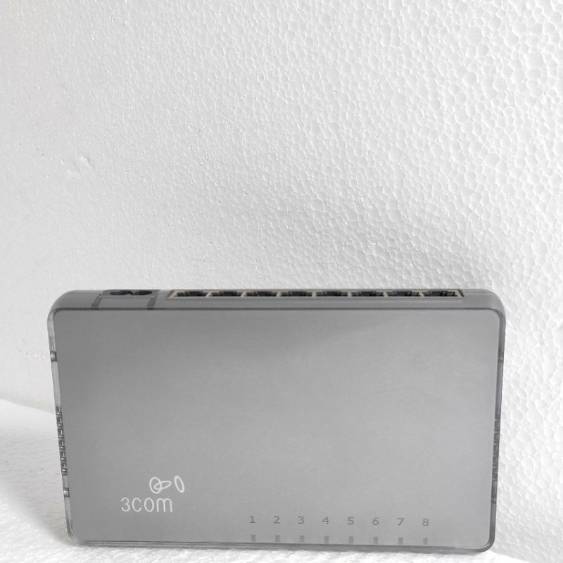 Switch Hub 8 Port 3Com Atau Hp V1405-8 JD867A Unmanage