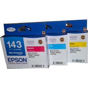 TINTA EPSON T0 143 @ CYAN,MAGENTA,YELLOW