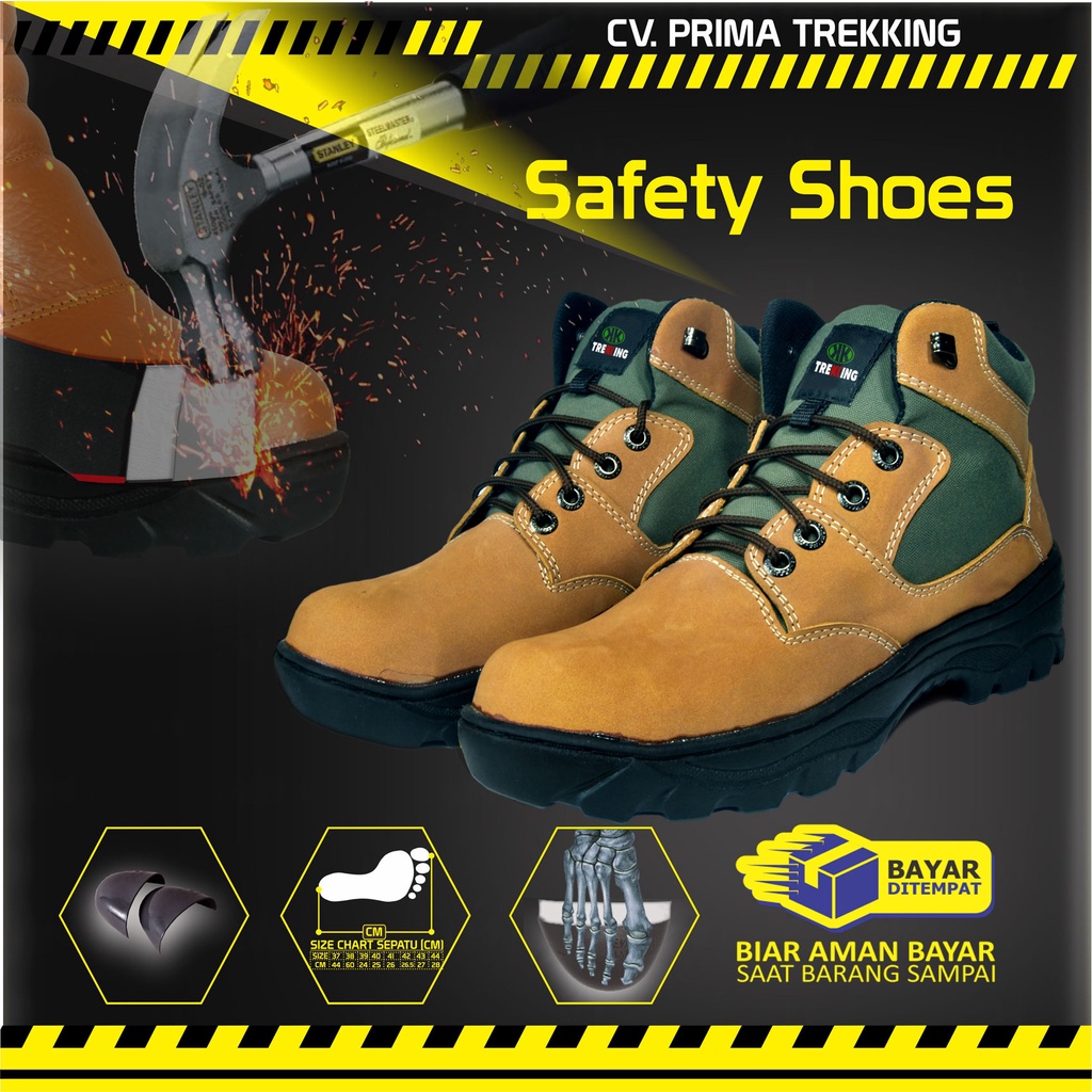 Sepatu safety murah / sepatu motor harian / sepatu touring / prorider 005