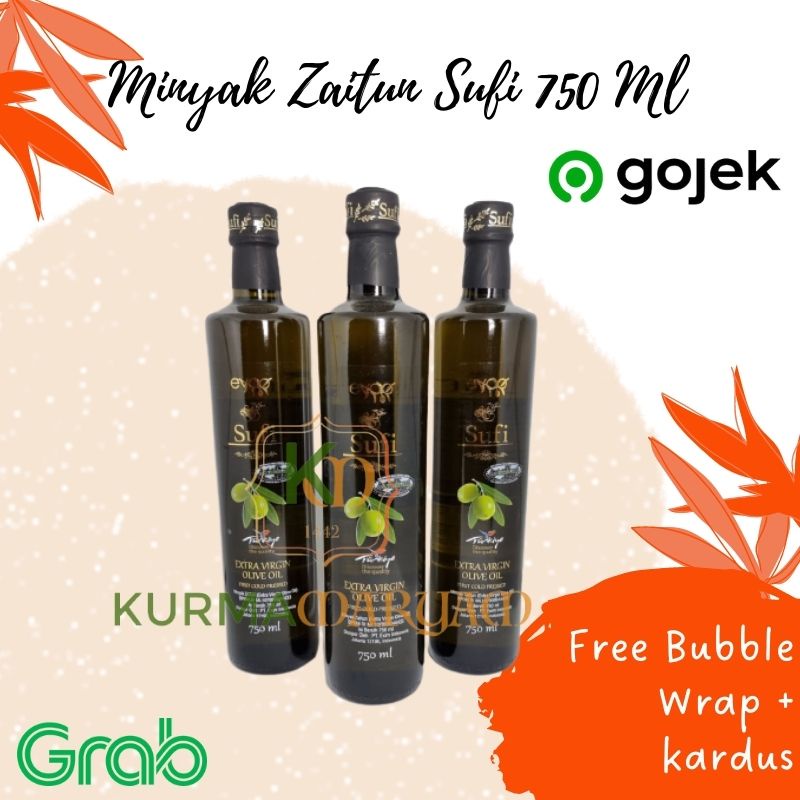 [ KM ] Sufi Extra Virgin Olive Oil 500 ml / Sufi Extra Virgin Olive Oil / Minyak Zaitun evoo premium